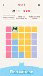 Meowdoku: Hjernetrimspill screenshot