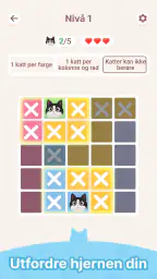 Meowdoku: Hjernetrimspill screenshot