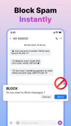 Messenger: Text SMS & Launcher screenshot