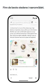 Meta AI – assistent og briller screenshot