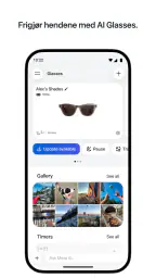 Meta AI – assistent og briller screenshot