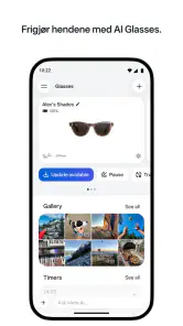 Meta AI – assistent og briller screenshot