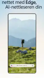 Microsoft Edge: AI-nettleser screenshot