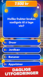 Millionær: Quiz & Trivia spill screenshot
