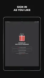 Minimalist Birthday Reminder screenshot