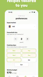 mise - meal planner screenshot