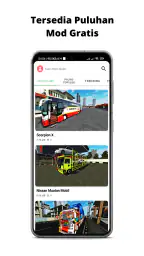 Mod BUSSID Truk Canter Tawakal screenshot