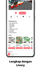 Mod BUSSID Truk Canter Tawakal screenshot