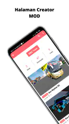Mod BUSSID Truk Canter Tawakal screenshot
