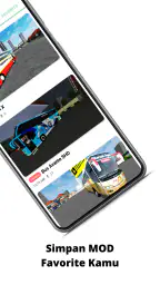 Mod BUSSID Truk Canter Tawakal screenshot