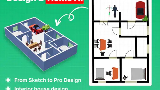 Moderne husdesign: Hjemme-AI screenshot