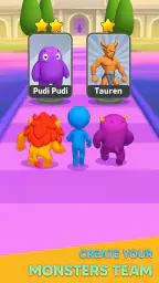 Monster Draft : Merge Runner screenshot