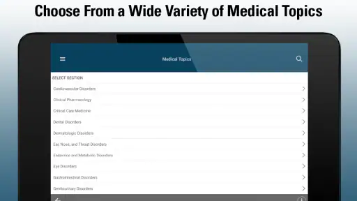 MSD Manual Professional screenshot
