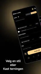 Musikk AI Song Lyric Generator screenshot