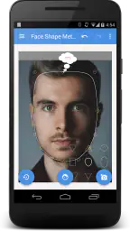My Face Shape Meter and frames screenshot