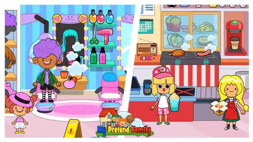 My Pretend Home & Family Town screenshot