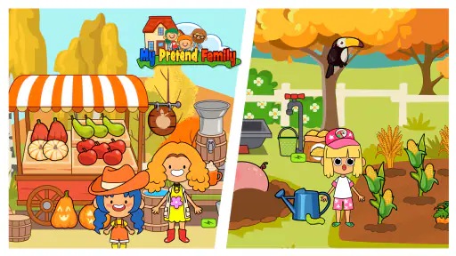 My Pretend Home & Family Town screenshot