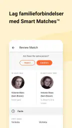 MyHeritage – Slektsforskning screenshot