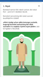 Namoz o'qishni o'rganish screenshot