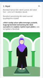 Namoz o'qishni o'rganish screenshot