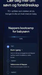 Napper: Søvnplan og logg screenshot