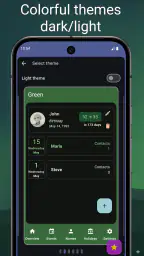 Navnedager og bursdager screenshot