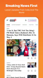 News18: Live News & Headlines screenshot