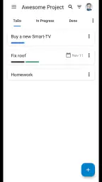 Nextcloud Deck screenshot