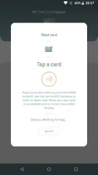 NFC EMV Card Reader screenshot