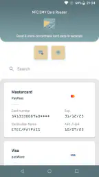 NFC EMV Card Reader screenshot