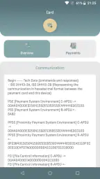 NFC EMV Card Reader screenshot