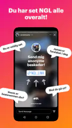 NGL – anonyme q&a screenshot