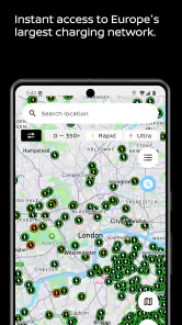 Nissan Charge - EV charging screenshot