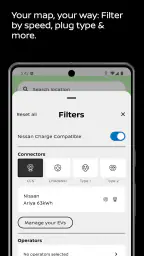 Nissan Charge - EV charging screenshot