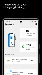 Nissan Charge - EV charging screenshot