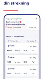 NOR-WAY Bussekspress screenshot