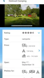 NorCamp - Skandinavia camping screenshot