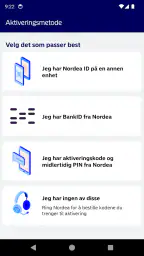 Nordea ID screenshot