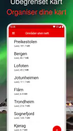 Norgeskart screenshot