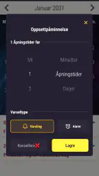 Norsk Kalender 2026 Ukenummer screenshot