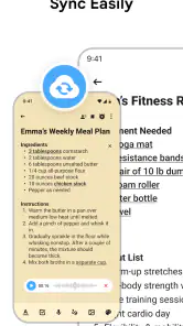 Noter: Notesblok Notesbog screenshot