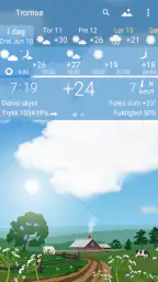 Nøyaktig Vær YoWindow screenshot