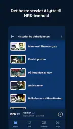 NRK Radio screenshot