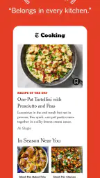 NYT Cooking: Quick Tasty Meals screenshot