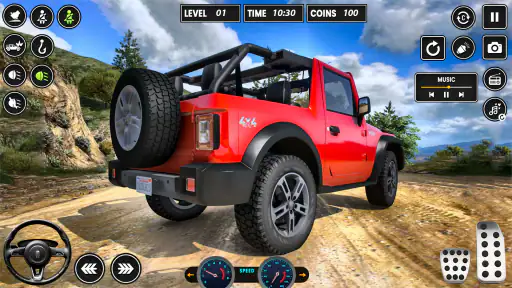 Offroad Jeep Driving:Jeep Game screenshot