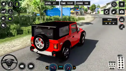 Offroad Jeep Driving:Jeep Game screenshot
