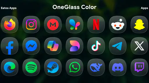 OneGlass 8 (Color) - Icon Pack screenshot