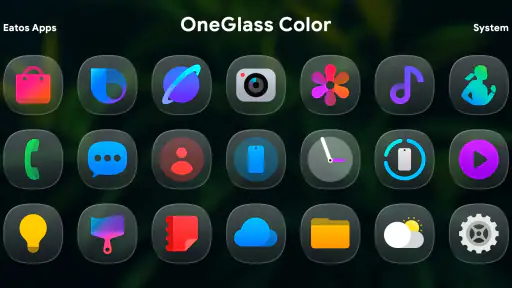 OneGlass 8 (Color) - Icon Pack screenshot