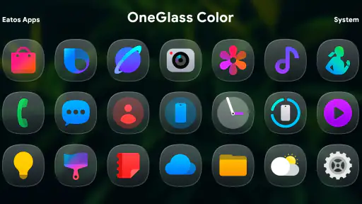 OneGlass 8 (Color) - Icon Pack screenshot