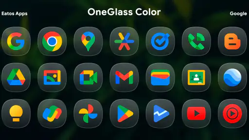 OneGlass 8 (Color) - Icon Pack screenshot